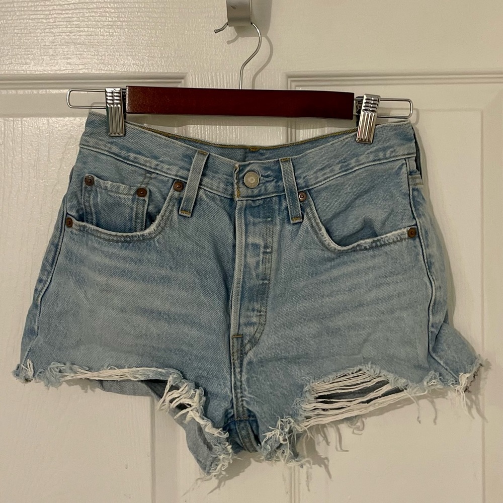 Levi cutoff shorts